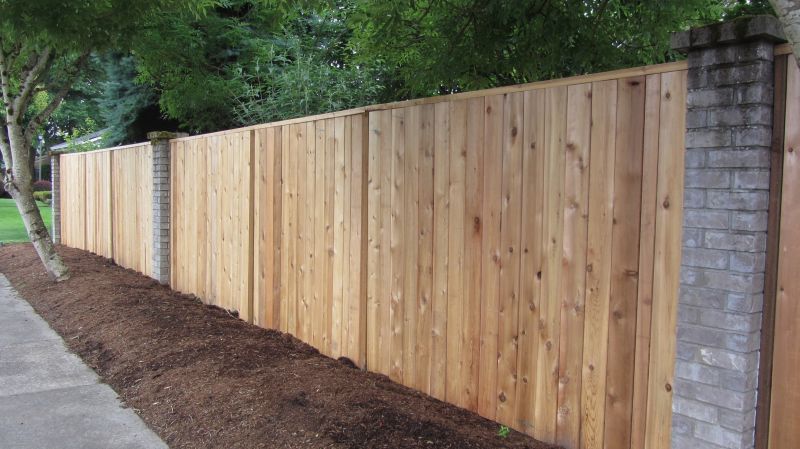 Cedar Fencing Installation detail